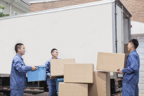 Organised storage space in South Kensington for boxes and personal belongings